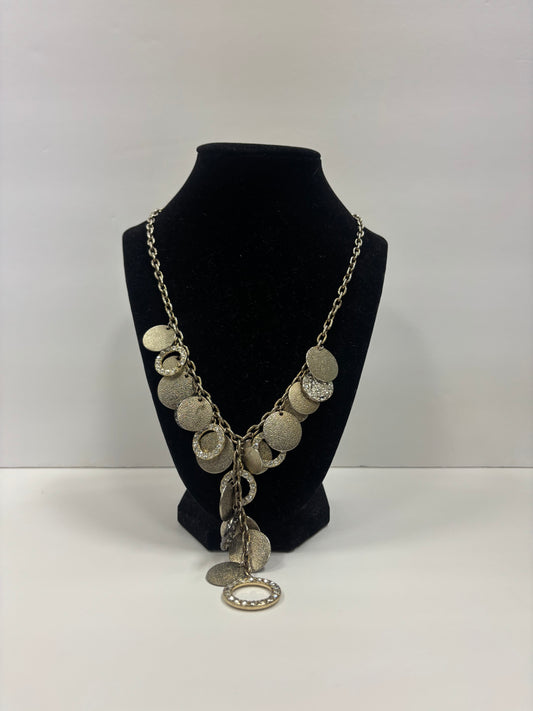 Mixed Metal Coin Necklace