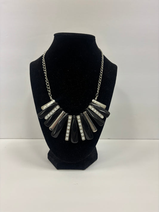 Black & Silver Cleopatra Necklace