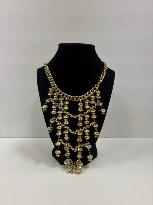 Bold & Gold Bib Necklace