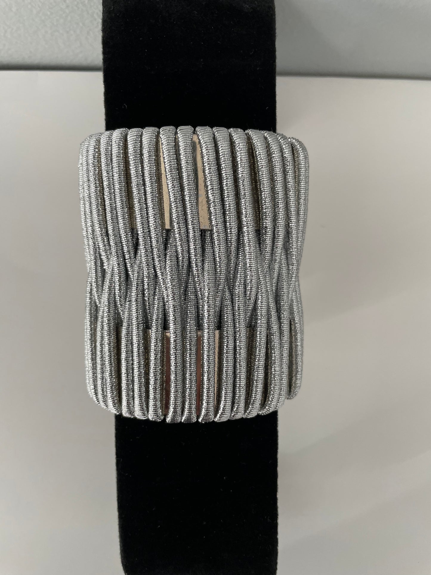 Wrapped in Silver Cuff Bracelet