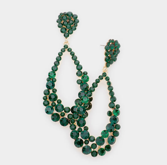 Emerald Elegance Earrings